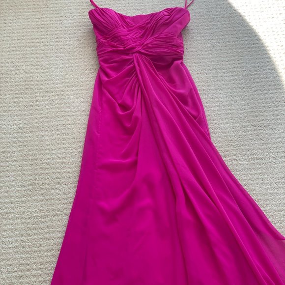 Bright Pink BADGLEY MISCHKA Ballgown Dress - Picture 14 of 15